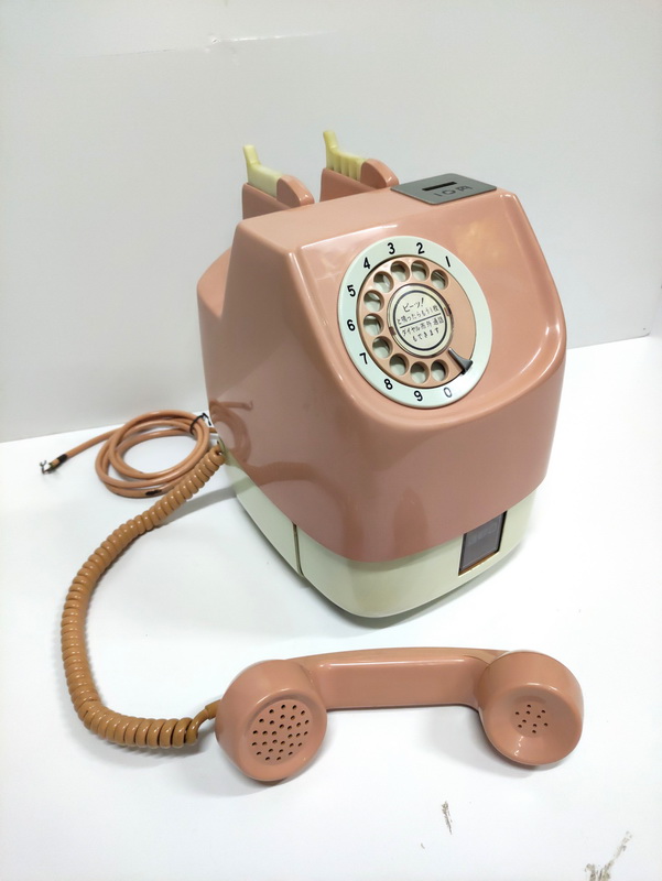 telefono cabina monedero japon asia rosa 29x20x24 1u